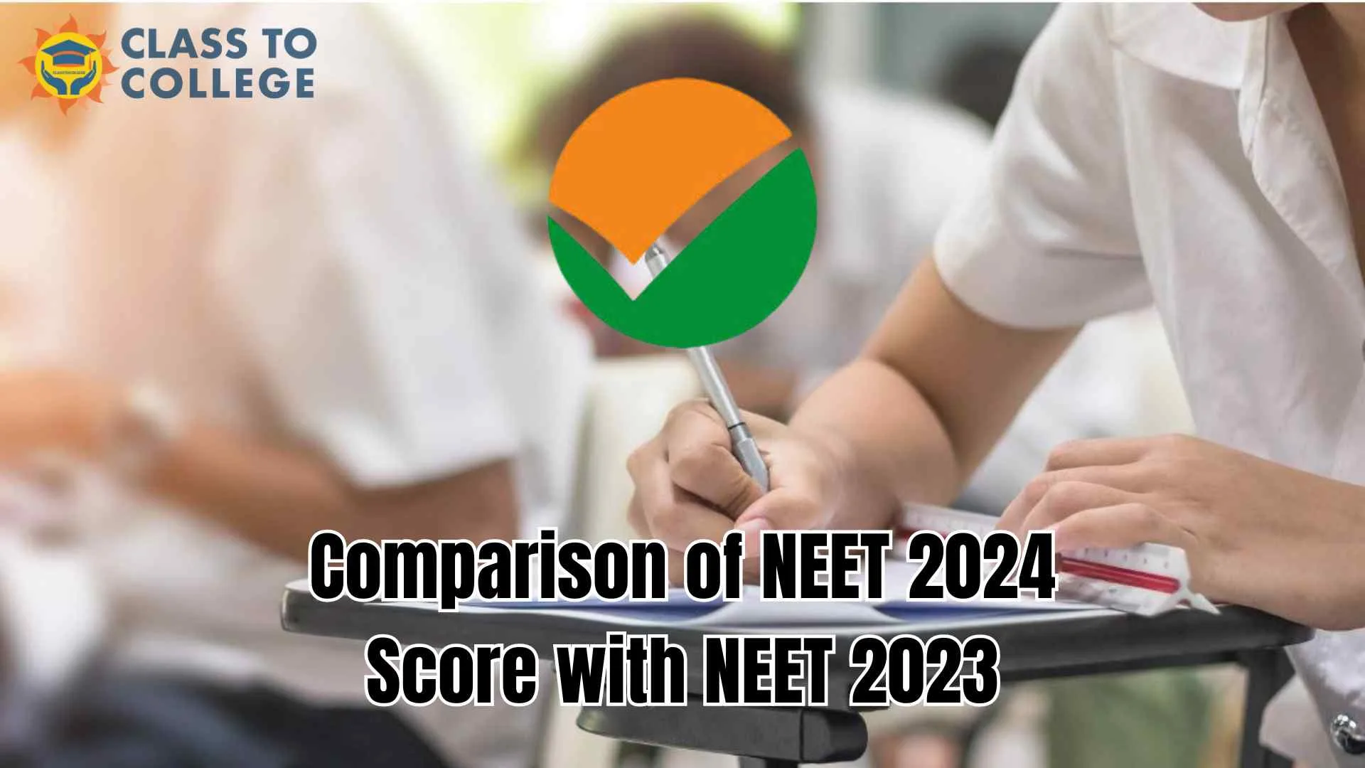 NEET 2024 Score with NEET 2023 comparison
