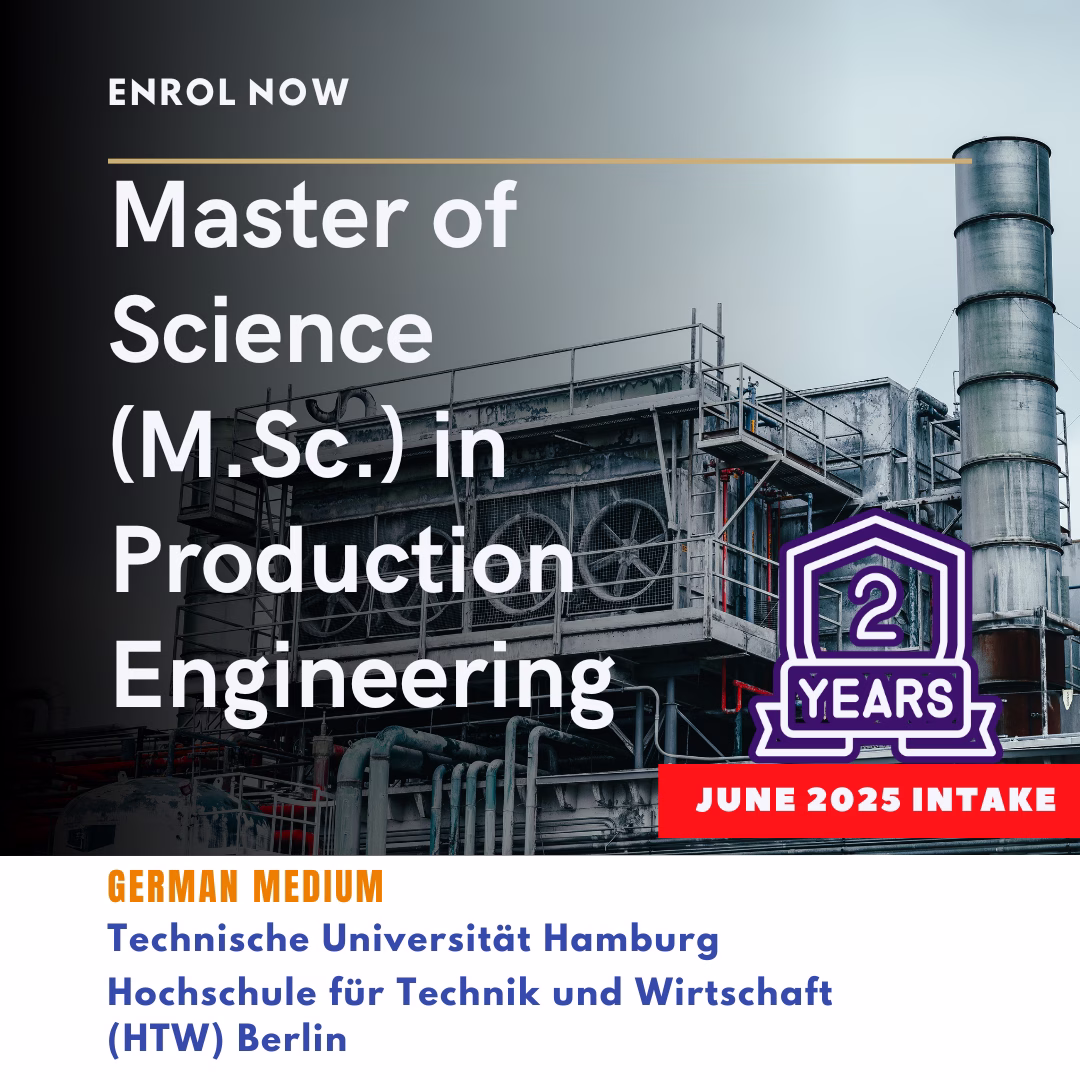 MSc Production Engineering Germany