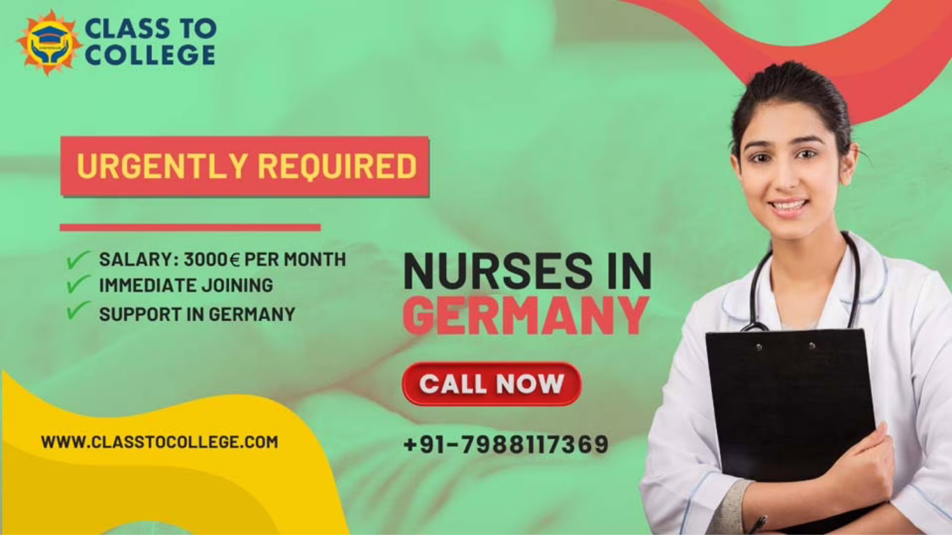 Argent requirement for Indian nurses in Germany,