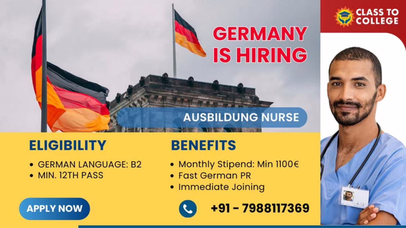 Jobs in Germany for indian workers.