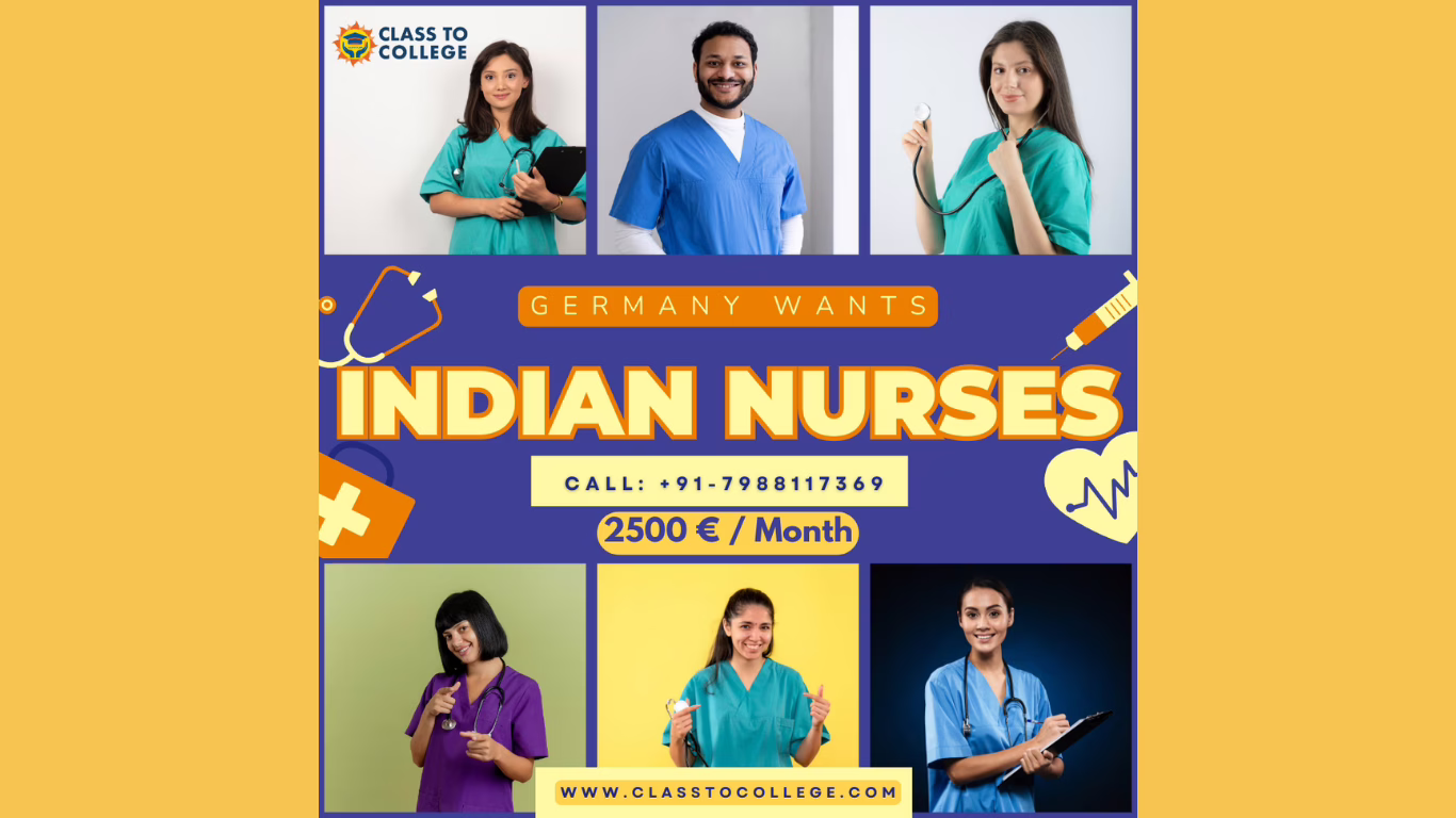Indian nurses required in Germany