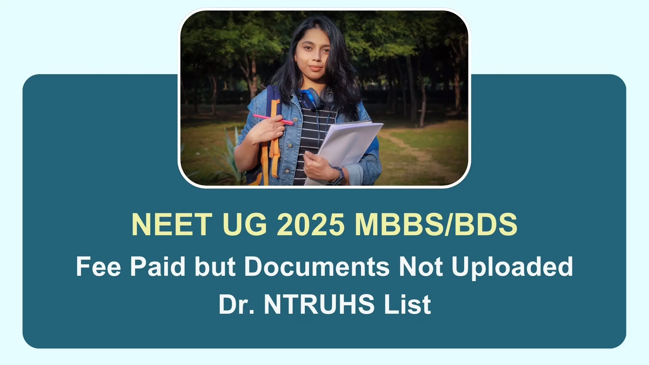 NTRUHS MBBS BDS list