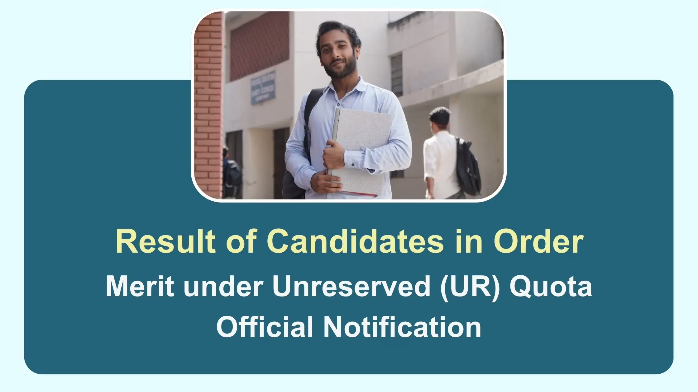 UR Quota Merit List