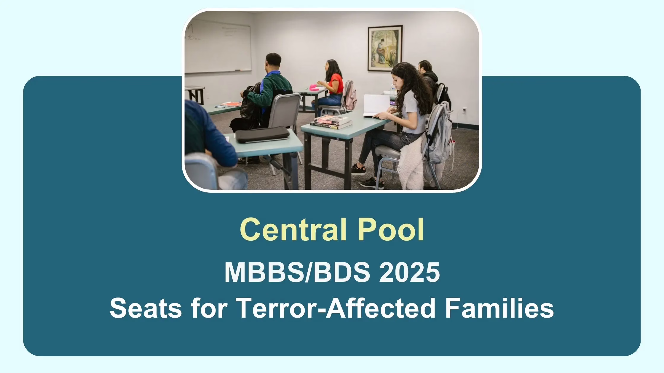 seats for terror affected families