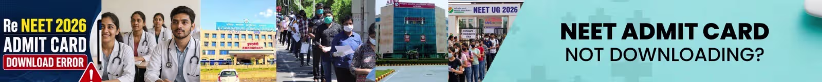 NEET UG 2026 Admit Card Not Downloading