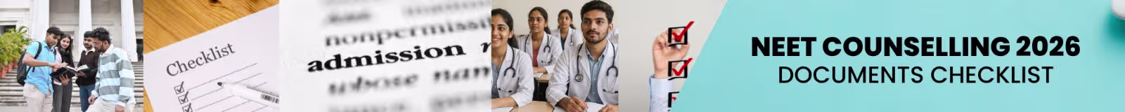 NEET UG Counselling 2026 documents checklist for UR, EWS, OBC, SC, ST, NRI and Minority candidates