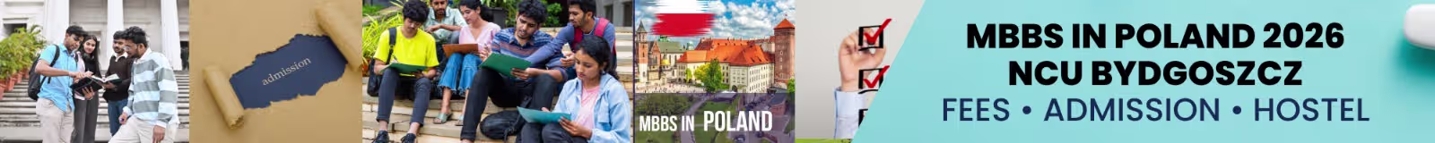 Collegium Medicum Bydgoszcz MBBS in Poland 2026 admission guide showing tuition fees, eligibility, hostel, and admission process for international students.