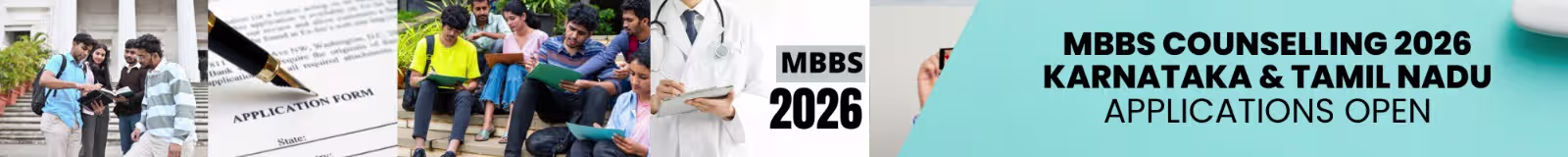 Karnataka and Tamil Nadu MBBS BDS Counselling 2026 applications open with registration dates and deadlines.