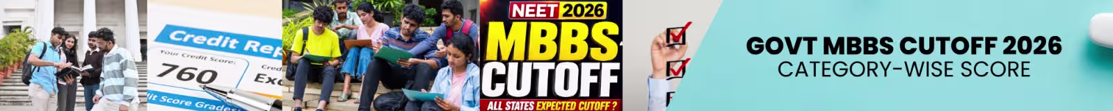 NEET UG 2026 expected Government MBBS cutoff marks for General EWS OBC SC and ST categories under All India Quota