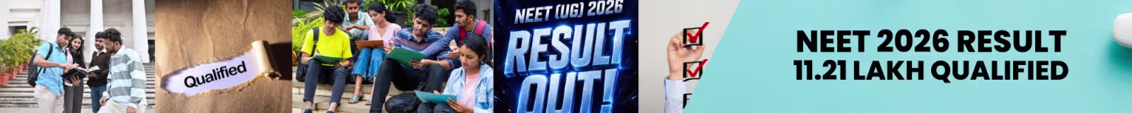 NEET UG 2026 result declared by NTA with 11.21 lakh qualified candidates and topper details