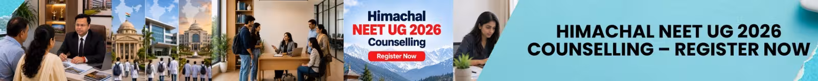 Himachal Pradesh NEET UG 2026 Round 1 counselling registration, schedule, fees, and seat matrix infographic