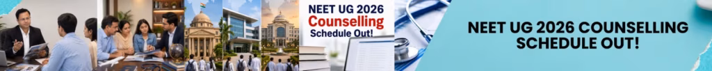 MCC NEET UG 2026 counselling schedule announcement with key dates for AIQ MBBS BDS admissions