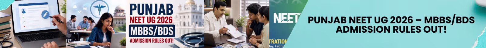 Punjab NEET UG 2026 counselling notification for MBBS BDS admissions by BFUHS