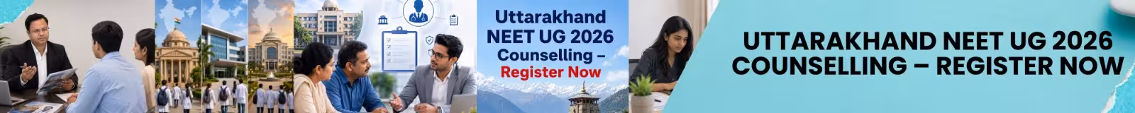 Uttarakhand NEET UG 2026 Round 1 counselling registration, schedule, fees, security deposits, and Freeze/Float options infographic