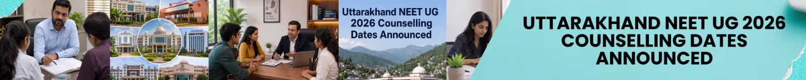 Official counselling schedule chart for Uttarakhand NEET UG 2026 showing registration and result dates for MBBS and BDS admissions.