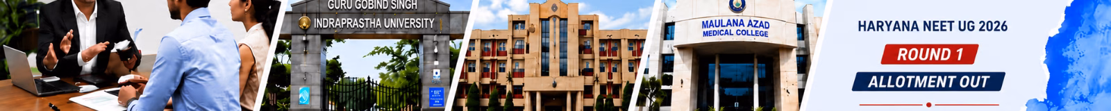 Haryana NEET UG 2026 Round 1 provisional seat allotment result for MBBS and BDS