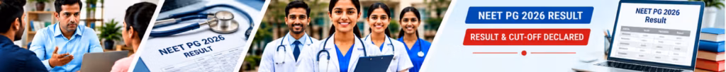 NEET PG 2026 result declared with category-wise cut-off scores