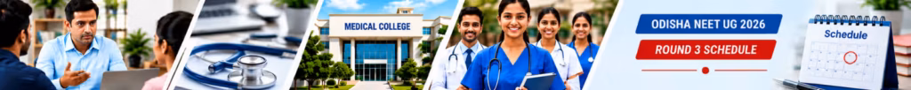 Odisha NEET UG 2026 Round 3 counselling schedule for MBBS and BDS